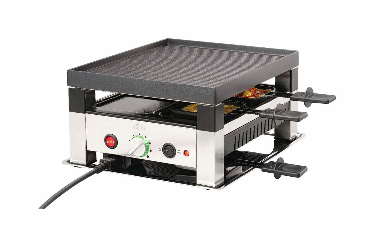 Image of Solis 5 in 1 Table Grill for 4 Edelstahl bei nettoshop.ch