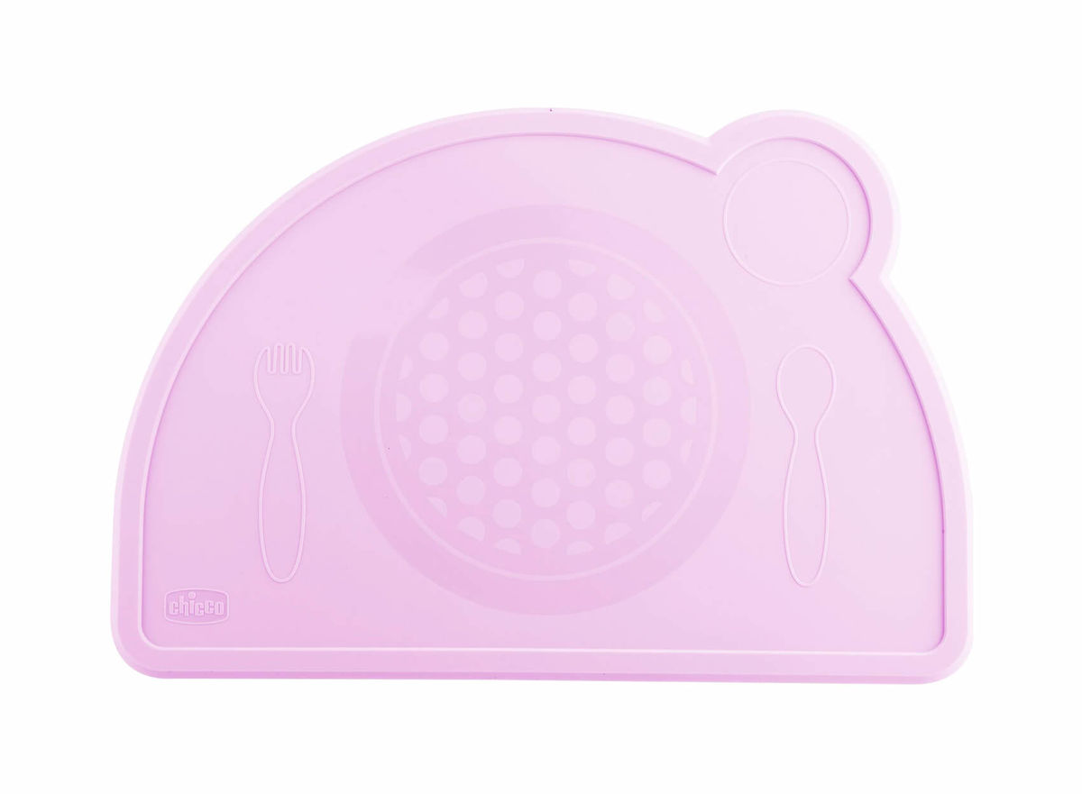 Image of Chicco Girl Easy Tischset in Silikon rosa bei nettoshop.ch
