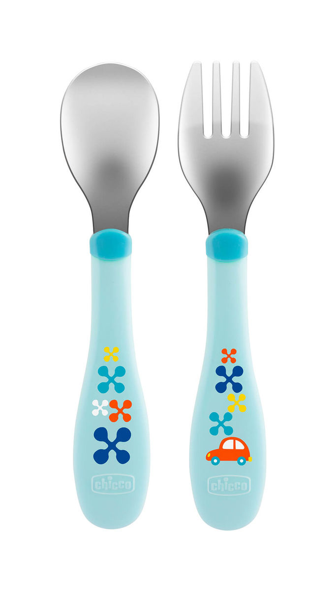 Image of Chicco Boy Erstes Edestahlbesteck-Set bei nettoshop.ch