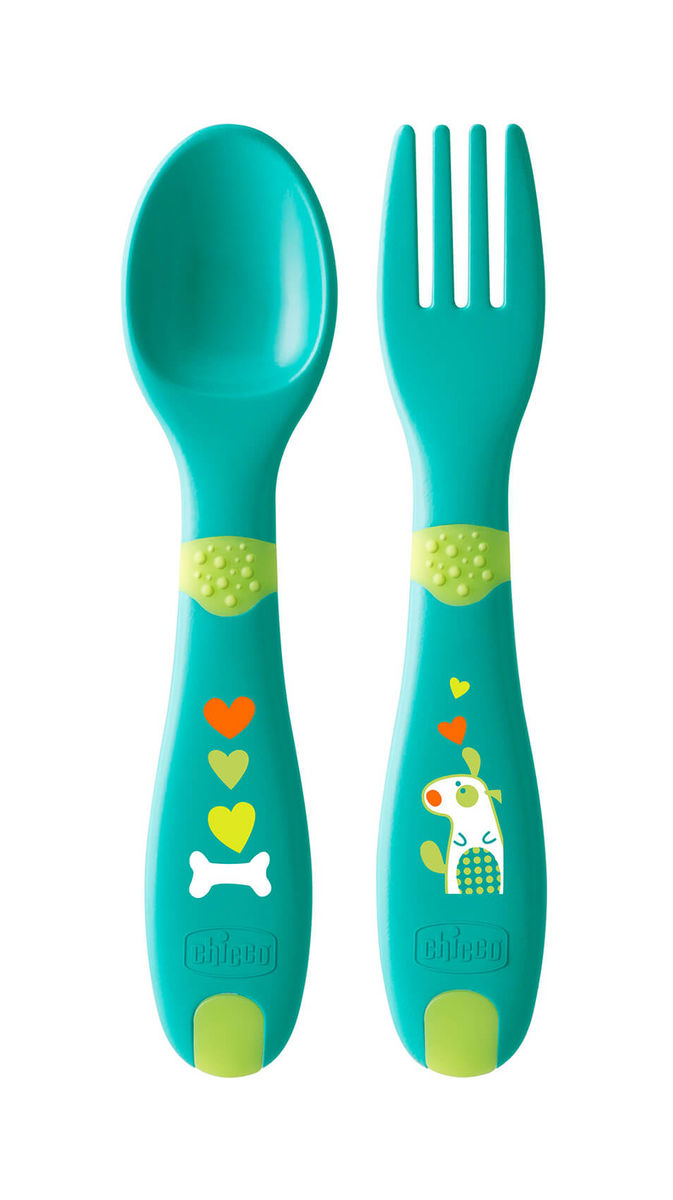 Image of Chicco Neutral Erstes Esslernbesteck-Set 12m+ bei nettoshop.ch