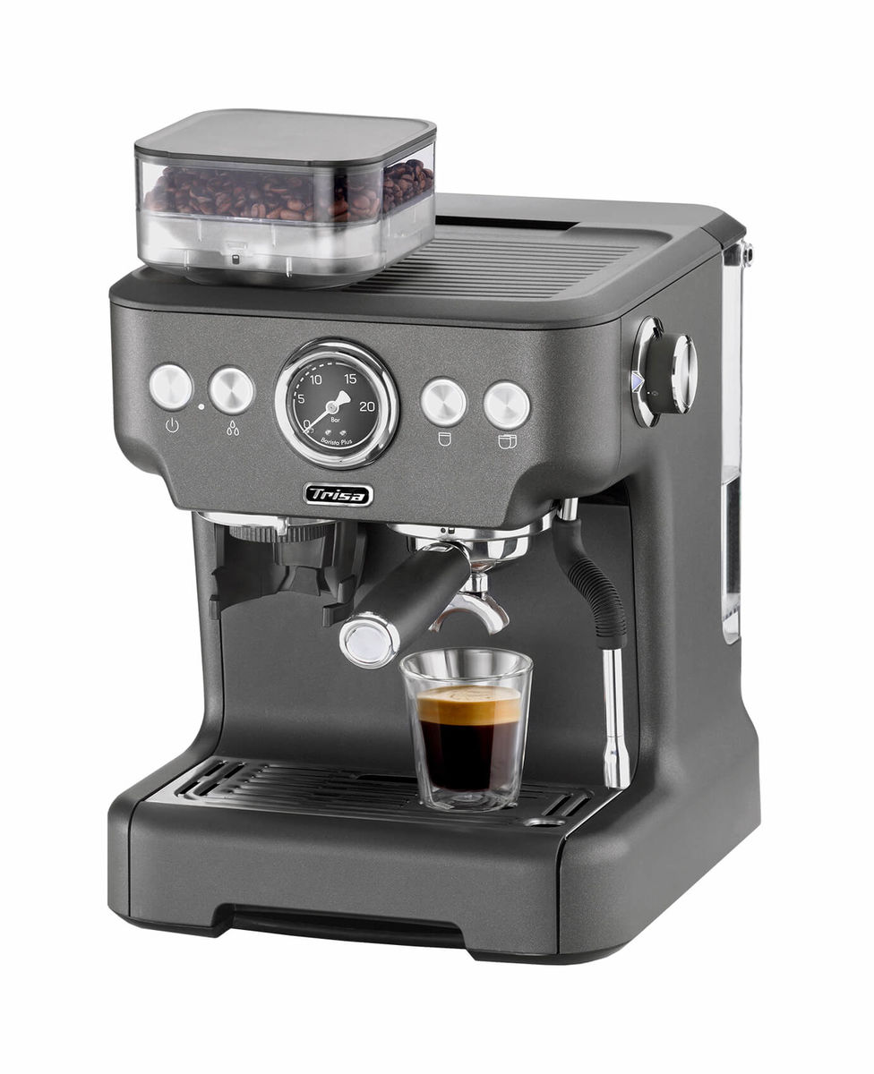 Image of Trisa Barista Plus Espressomaschine anthrazit bei nettoshop.ch