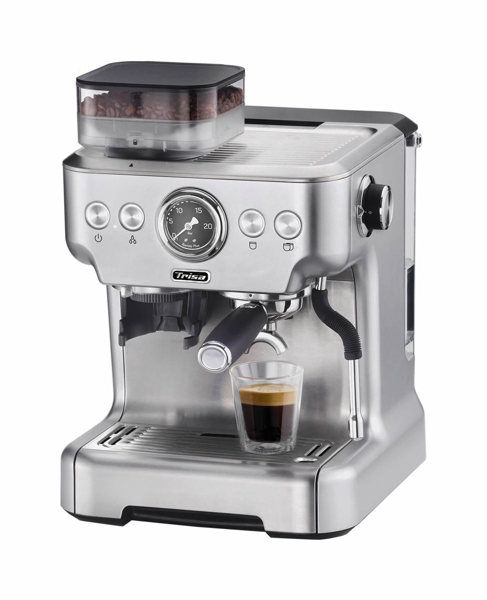Image of Trisa Barista Plus Espressomaschine silber bei nettoshop.ch