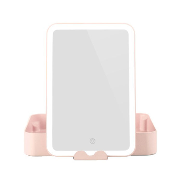 Image of Ailoria BELLE Beautycase mit LED-Spiegel pink bei nettoshop.ch