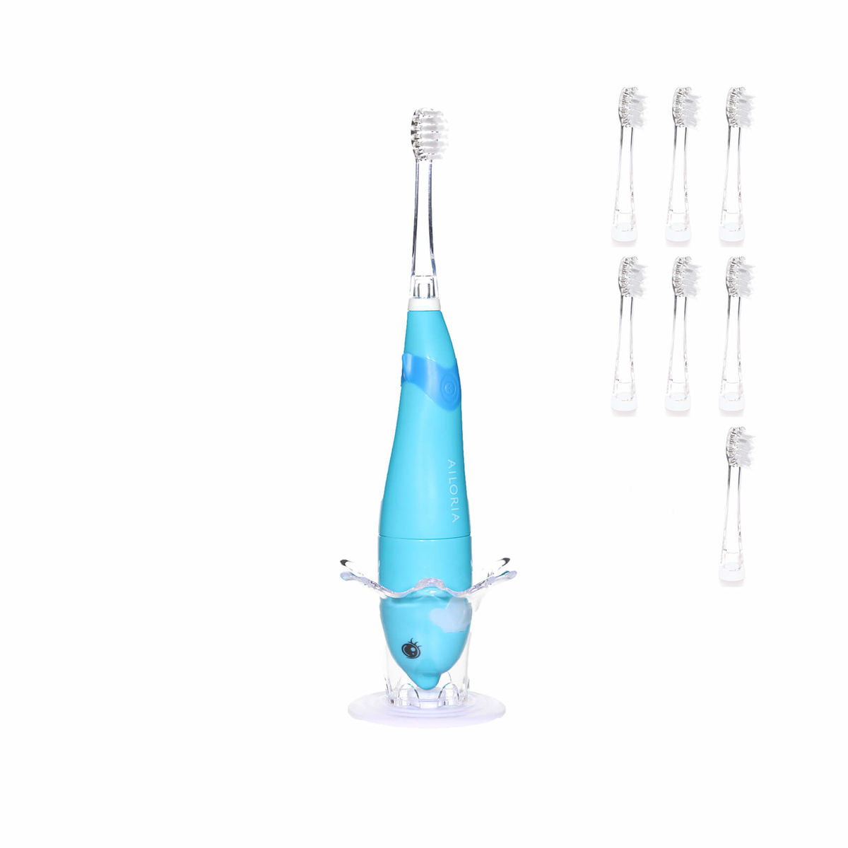 Image of Ailoria BUBBLE BRUSH Schallzahnbürste inkl. 8x Bürstenköpfe blau bei nettoshop.ch