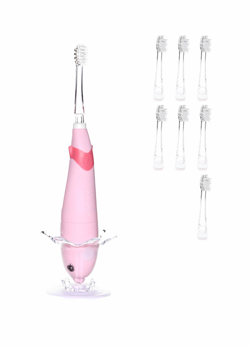 Image of Ailoria BUBBLE BRUSH Schallzahnbürste inkl. 8x Bürstenköpfe pink bei nettoshop.ch