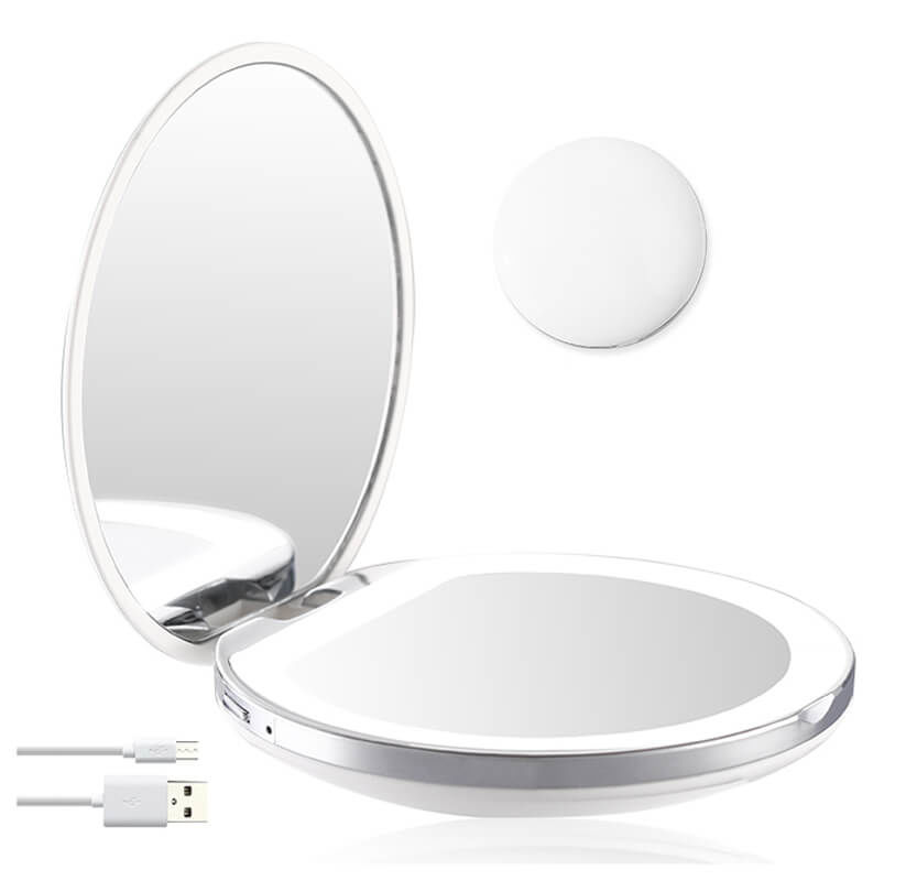 Image of Ailoria MAQUILLAGE Taschenspiegel mit LED weiss bei nettoshop.ch