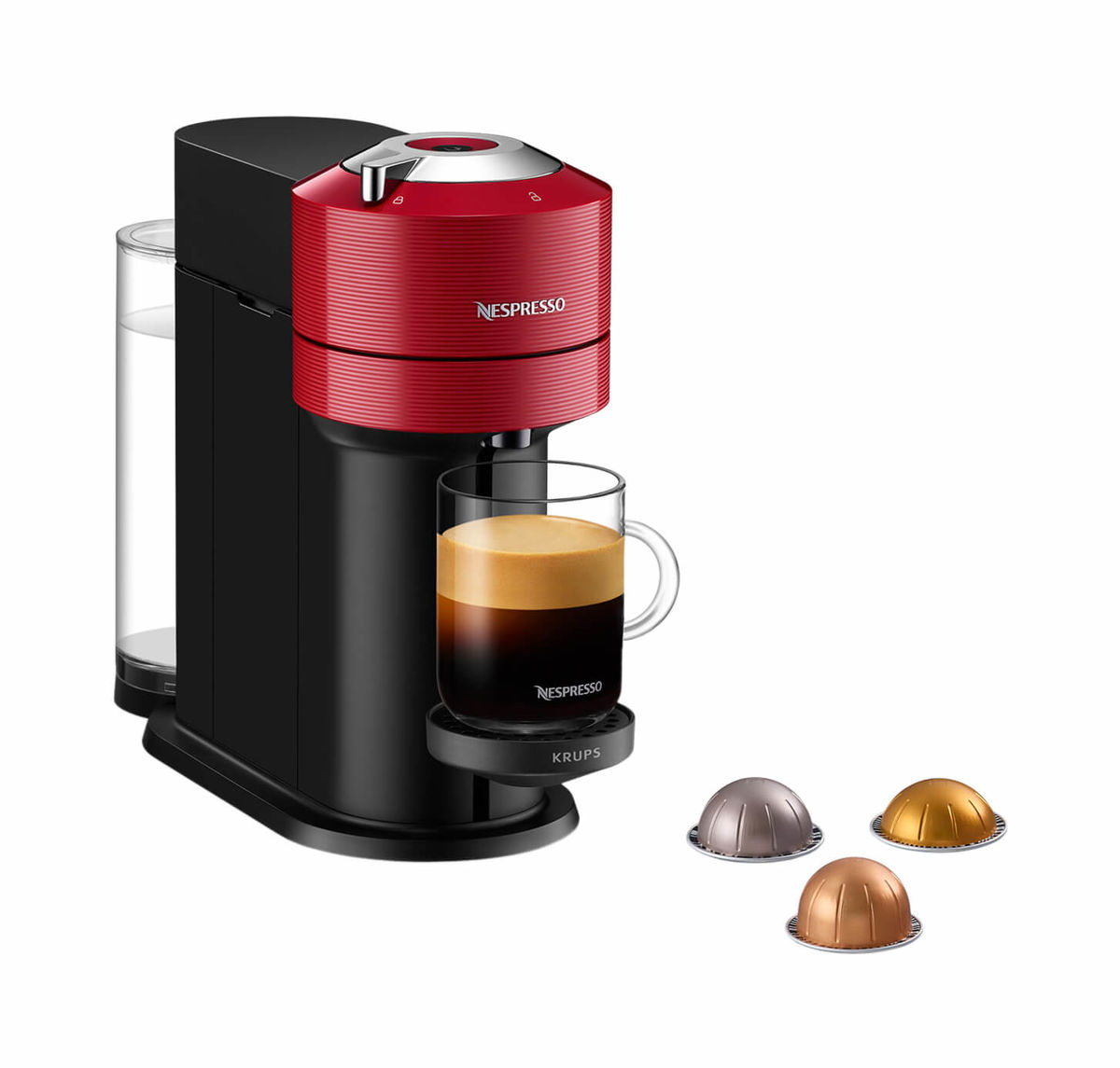 Image of KRUPS Nespresso™ Vertuo Next XN9105CH Red bei nettoshop.ch