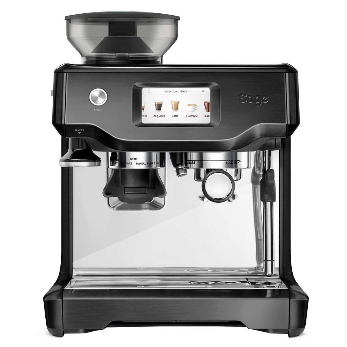 Image of Sage the Barista Touch™ Stainless Steel Black Siebträgermaschine bei nettoshop.ch