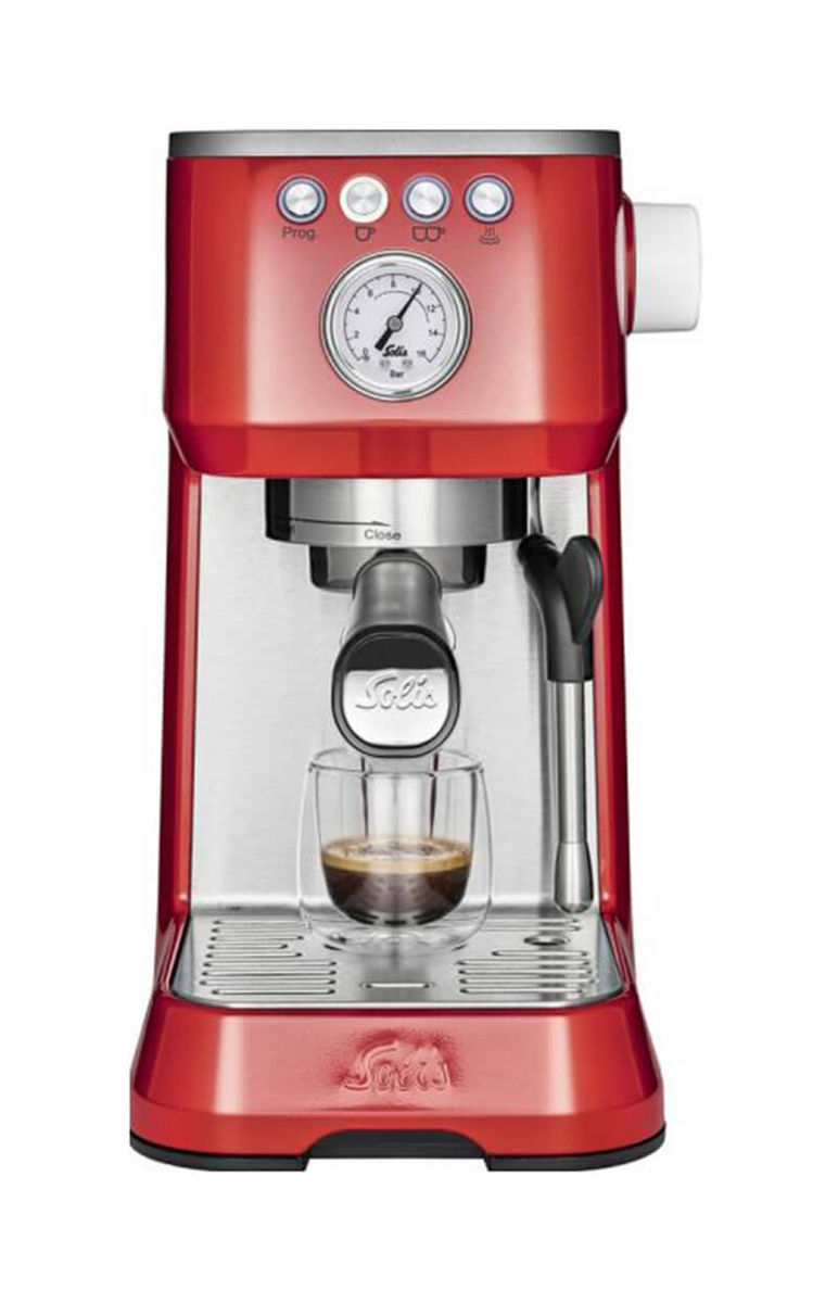 Image of Solis Barista Perfetta Plus Siebträgermaschine rot bei nettoshop.ch