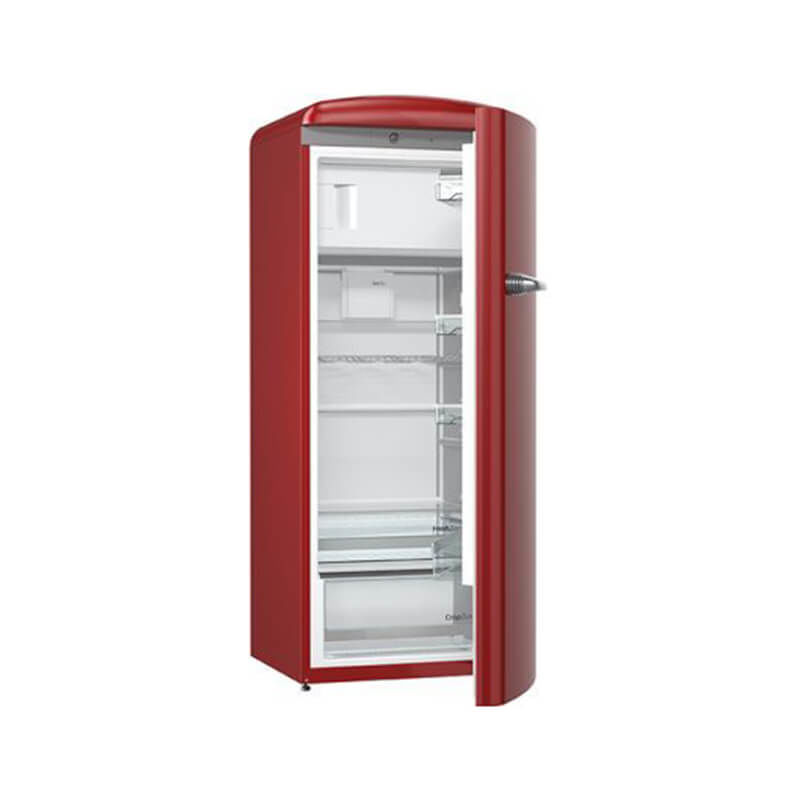 Image of Sibir Oldtimer OT26010 BO Kühlschrank Burgundy rechts bei nettoshop.ch