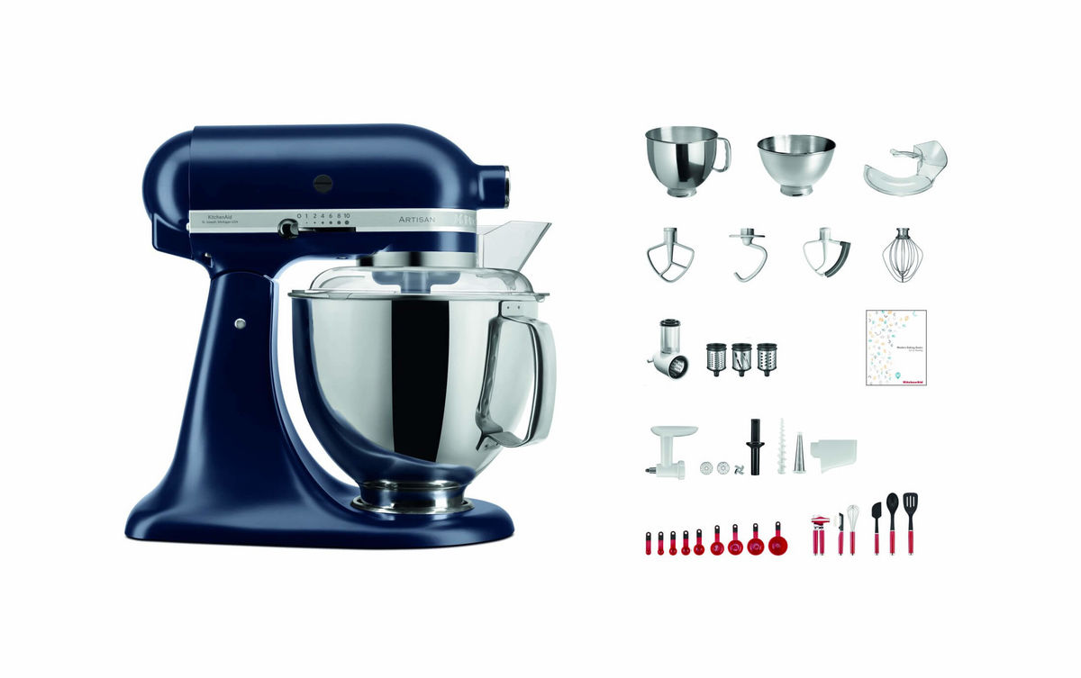 Image of Kitchenaid KSM200 Swiss Anniversary Set Küchenmaschine tintenblau bei nettoshop.ch
