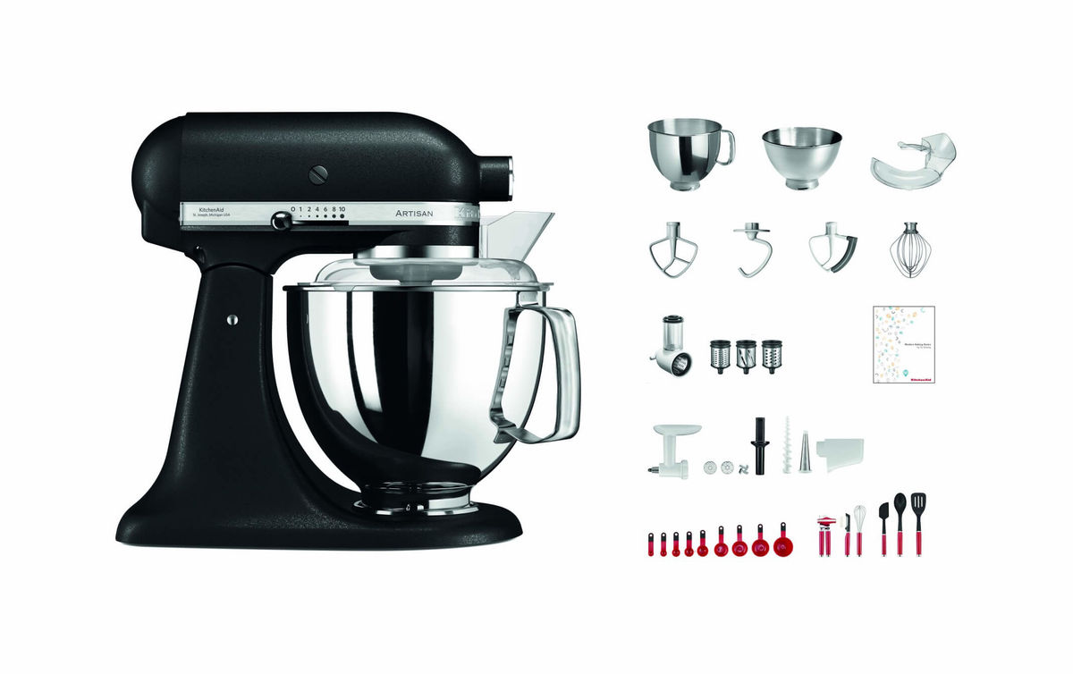 Image of Kitchenaid KSM200 Swiss Anniversary Set Küchenmaschine eisenschwarz bei nettoshop.ch