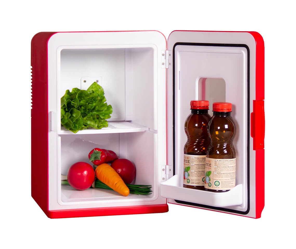 Image of Weber Home MKS15L Mini Rot Kühlschrank rechts bei nettoshop.ch