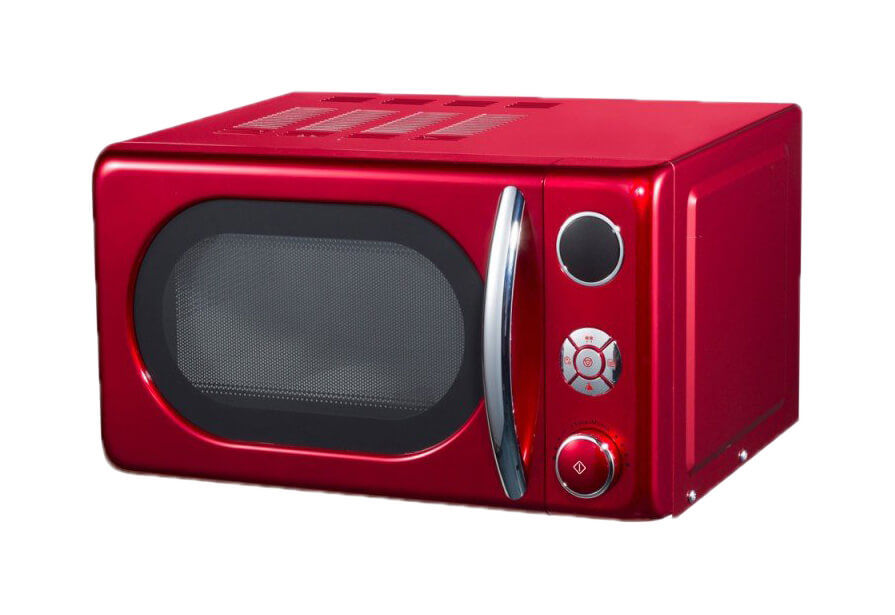 Image of GIRMI Vintage Mikrowelle rot bei nettoshop.ch