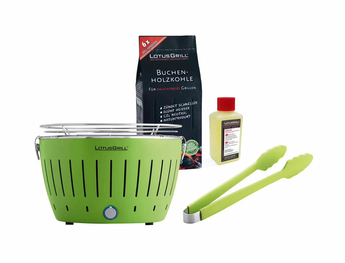 Image of LotusGrill Original Ø 32cm Limettengrün inkl.Grillzubehör bei nettoshop.ch
