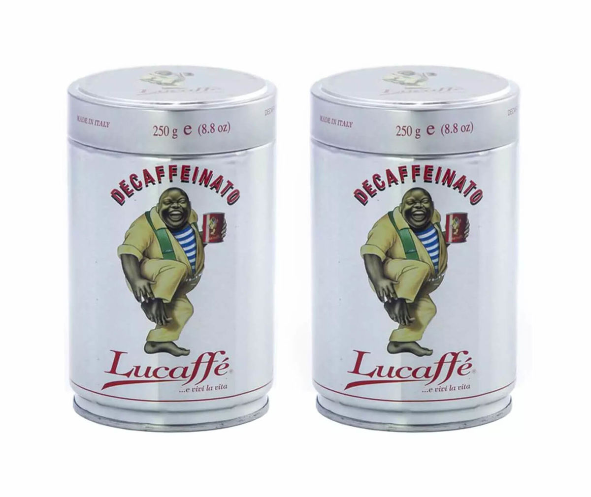 Image of Lucaffe Venturelli 2x Decaffeinato Kaffee gemahlen in Dose 250g bei nettoshop.ch