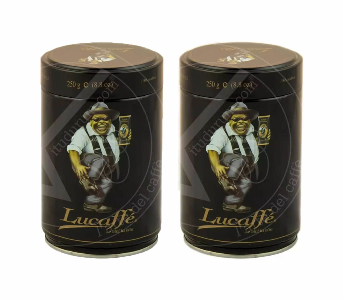 Image of Lucaffe Venturelli 2x Mr.Exclusive Kaffeebohnen in Dose 250g bei nettoshop.ch