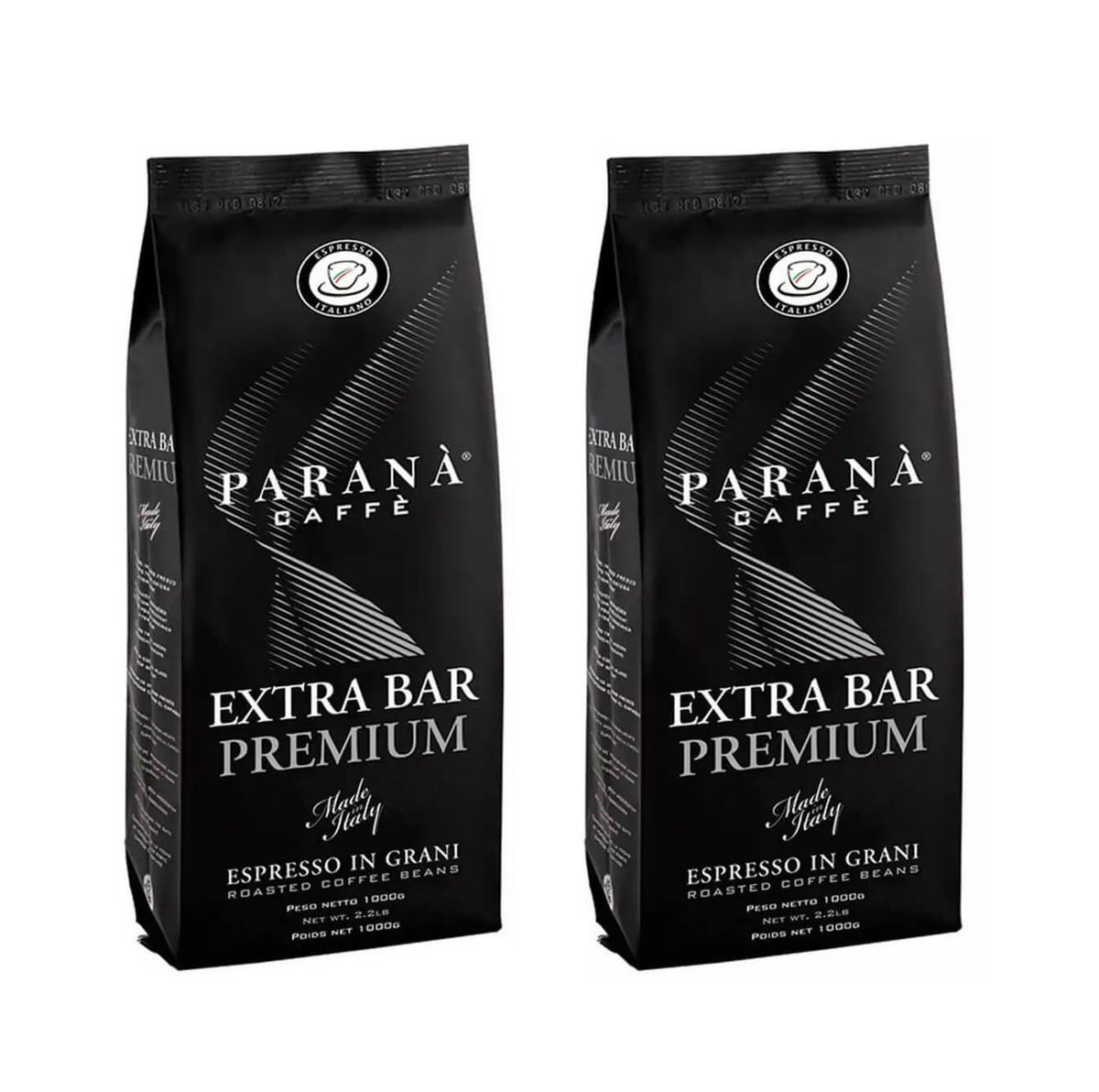 Image of Paranà 2x Extra Bar Premium Kaffeebohnen 1kg bei nettoshop.ch