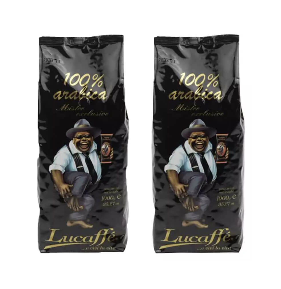 Image of Lucaffe Venturelli 2x Mr.Exclusive Kaffeebohnen 1kg bei nettoshop.ch