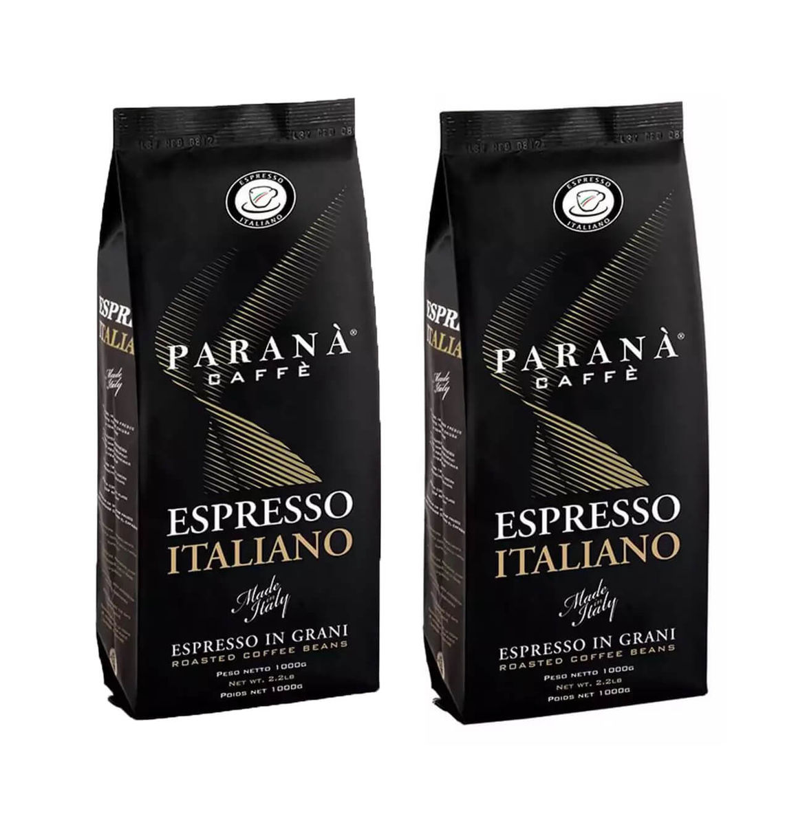 Image of Paranà 2x Espresso Italiano Kaffeebohnen 1kg bei nettoshop.ch