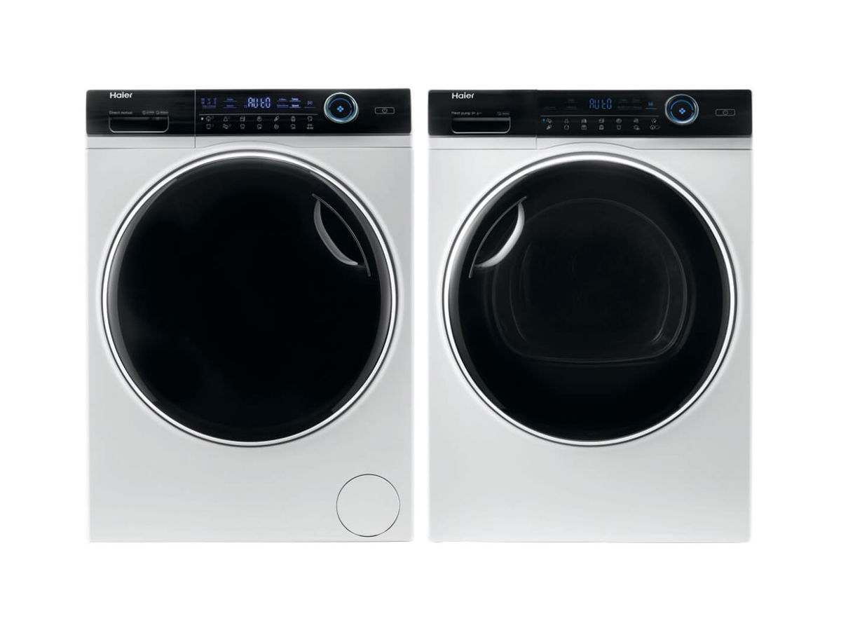 Image of Haier HW90-B14979-S Waschmaschine und HD90-A3979-S Tumbler bei nettoshop.ch