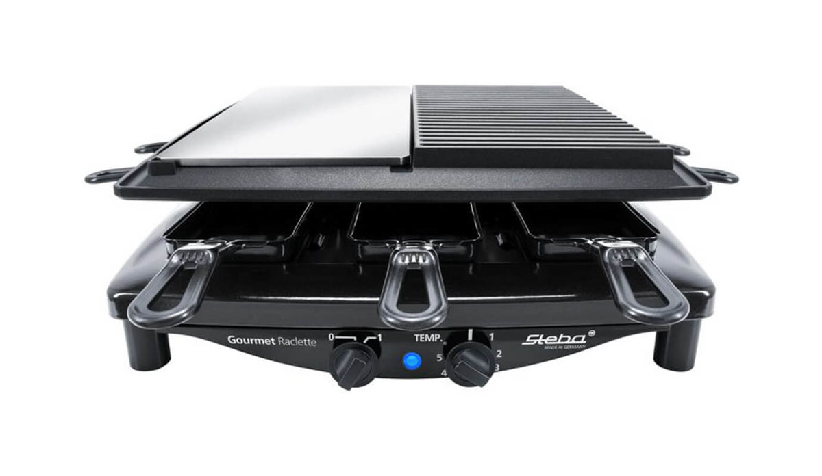 Image of Steba RC 8 Black Steel Raclettegrill schwarz bei nettoshop.ch