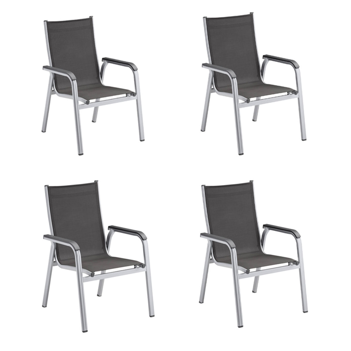 Image of Kettler Basic Plus 4er Set Stapelsessel bei nettoshop.ch