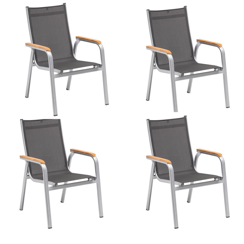 Image of Kettler Granada 4er Set Stapelsessel bei nettoshop.ch