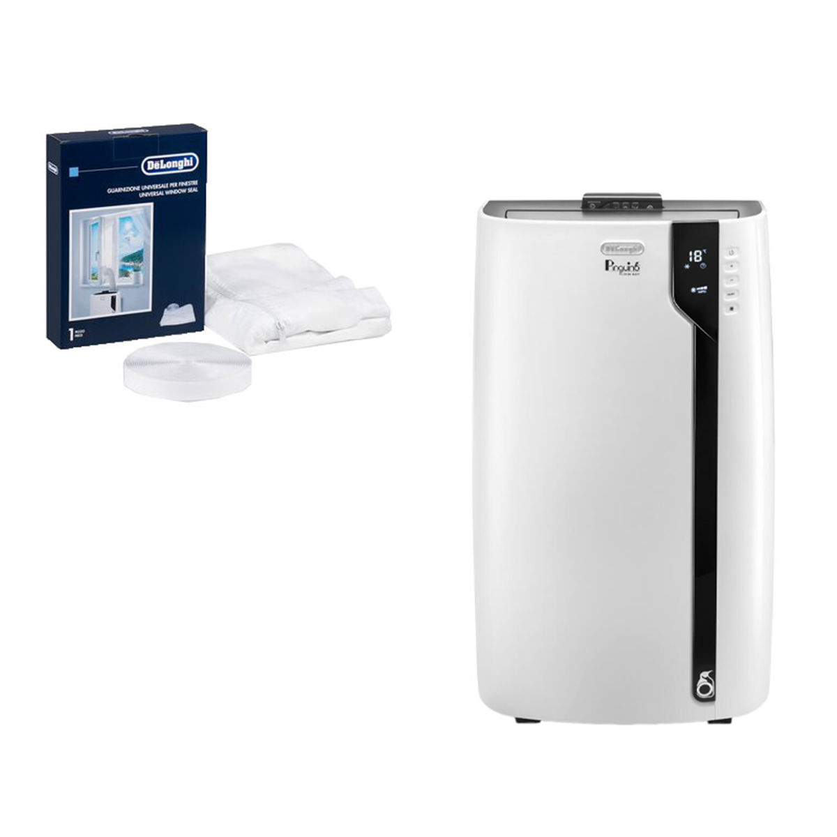 Image of De Longhi PAC EX 100 Klimagerät inkl. Fensterkit DLSA012 bei nettoshop.ch