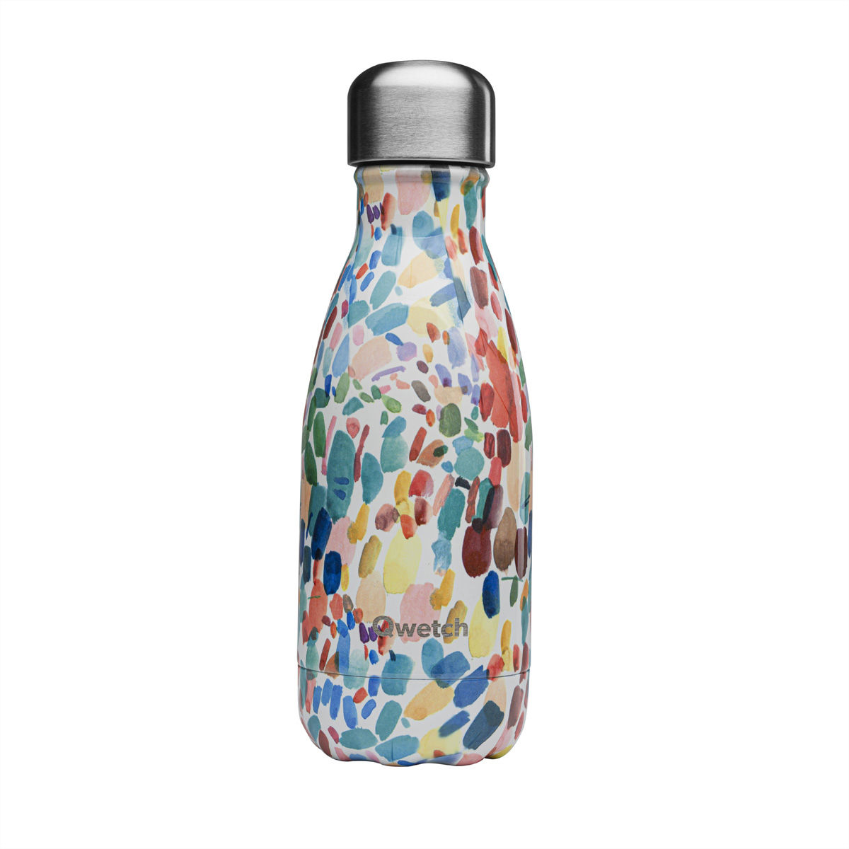 Image of Qwetch Arty Isolierte Stahlflasche 260ml bunt bei nettoshop.ch