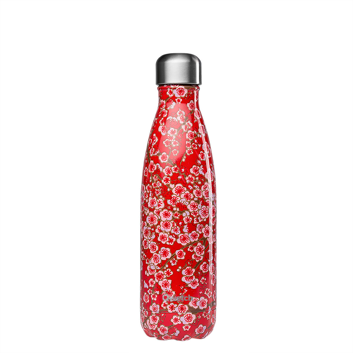Image of Qwetch Flowers Isolierte Stahlflasche 500ml rot bei nettoshop.ch