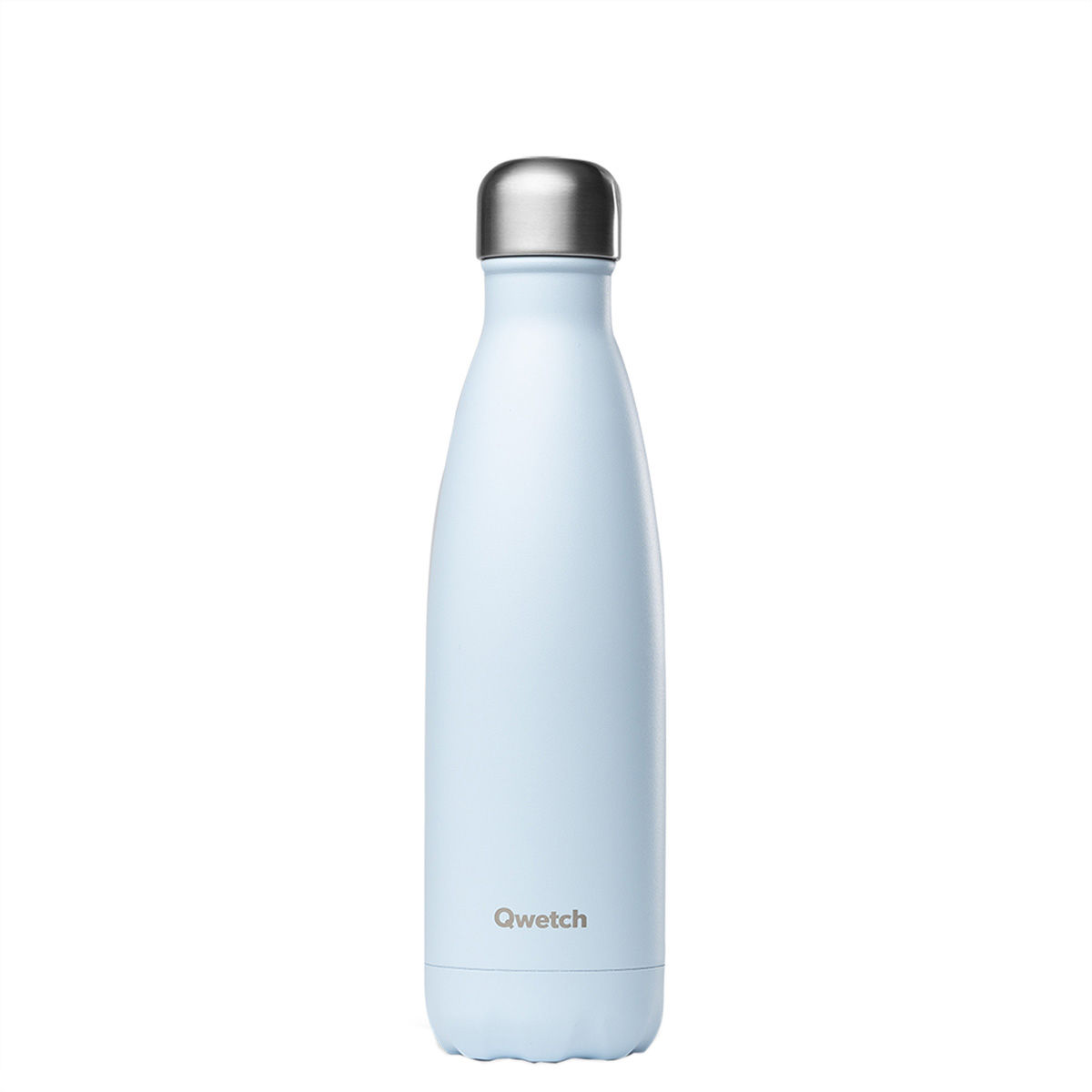 Image of Qwetch Pastel Isolierte Stahlflasche 500ml hellblau bei nettoshop.ch