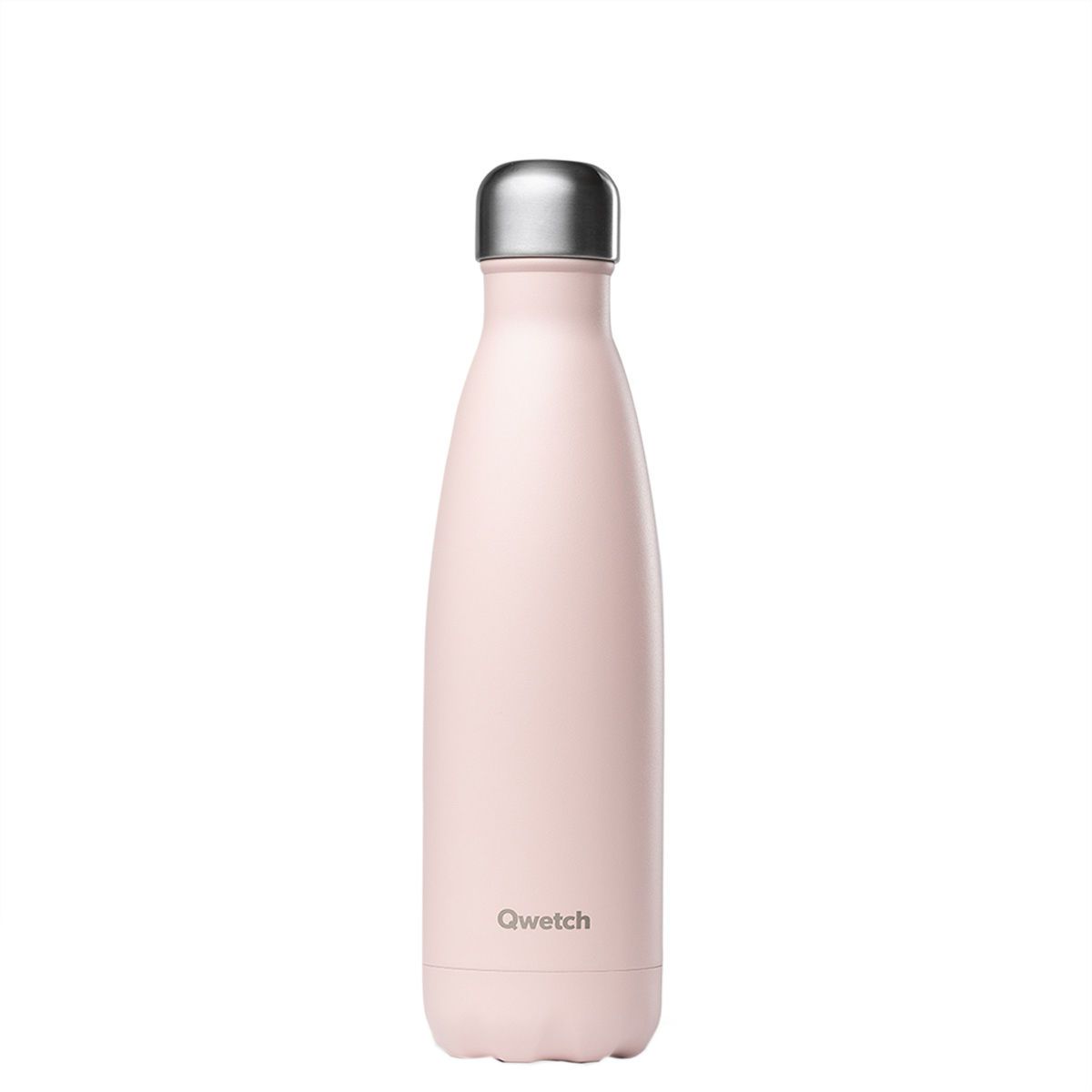 Image of Qwetch Pastel Isolierte Stahlflasche 500ml hellrosa bei nettoshop.ch
