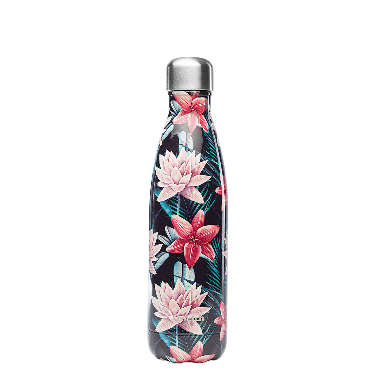 Image of Qwetch Tropical Isolierte Stahlflasche 500ml Blumen bei nettoshop.ch
