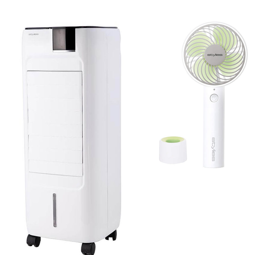 Image of Stylies Cetus Air Cooler + Handy-Fan grün bei nettoshop.ch
