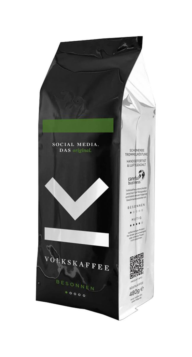 Image of VOLKSKAFFEE BESONNEN Kaffeebohnen 4x480g bei nettoshop.ch