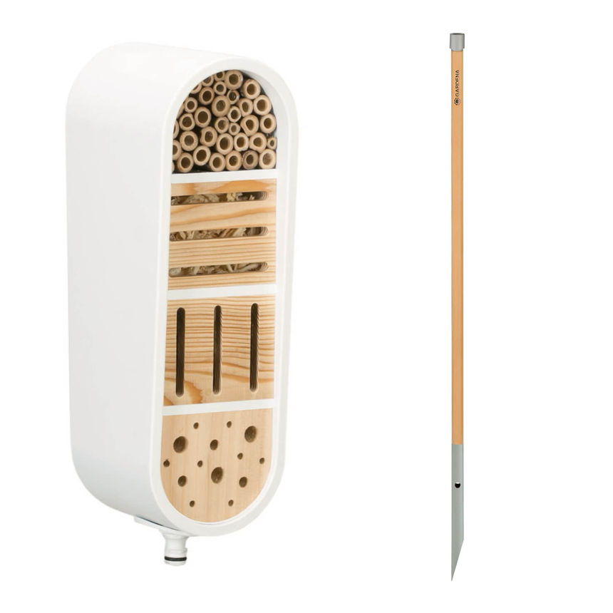 Image of Gardena ClickUp! Insektenhotel + Stiel FSC 100% bei nettoshop.ch