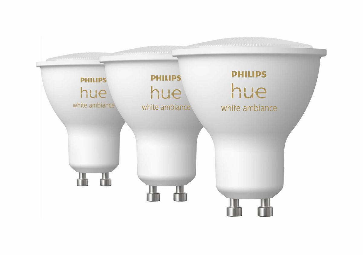 Image of Philips Hue White Ambiance GU10 3x230lm bei nettoshop.ch