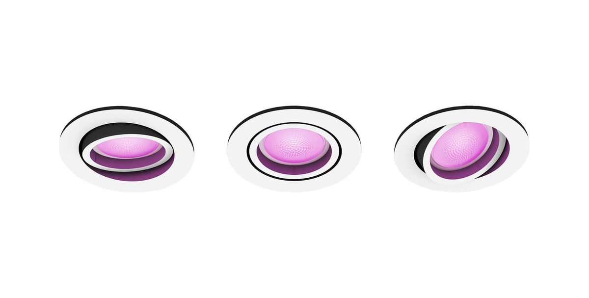 Image of Philips Hue White & Col. Amb. Centura Spot 3 flg. Alu bei nettoshop.ch