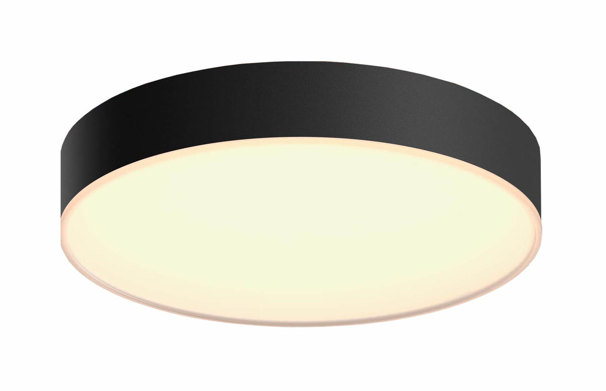 Image of Philips HUE White Amb. Enrave Deckenleuchte M schwarz inkl. Dimms. bei nettoshop.ch