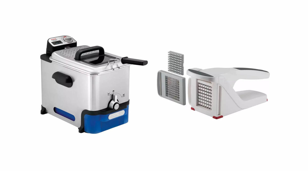Image of Tefal Oleoclean Inox & Design FR8040 inkl. Pommes-Schneider bei nettoshop.ch