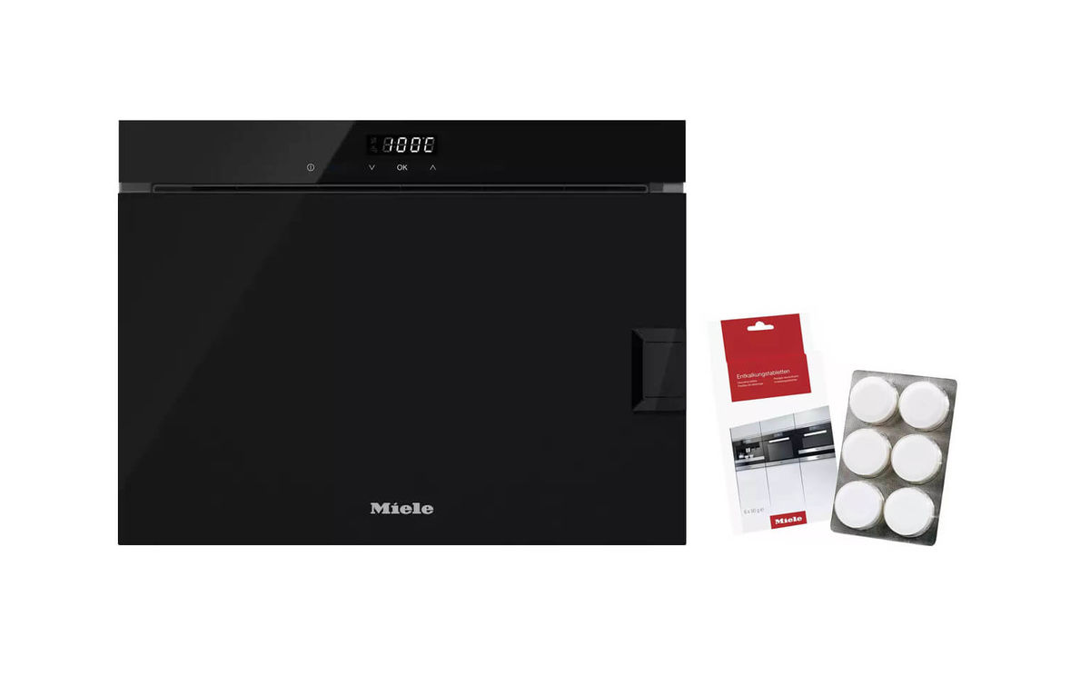 Image of Miele DG 6010 Dampfgarer Obsidianschwarz inkl. Entkalkungstabletten bei nettoshop.ch