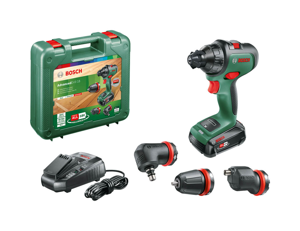 Image of Bosch AdvancedDrill 18 (1x2,5 Ah)+3 Aufs. bei nettoshop.ch