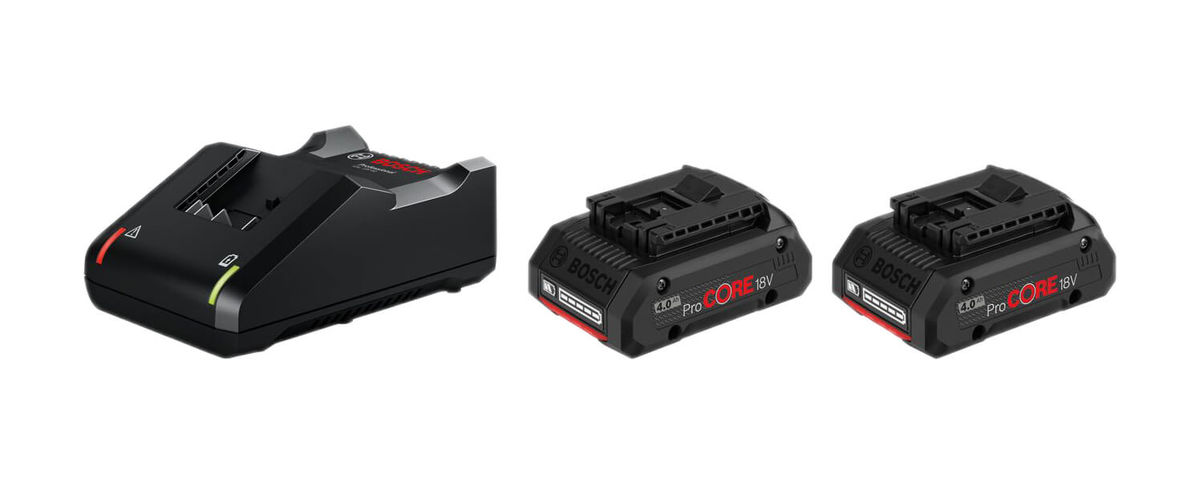 Image of Bosch Professional 2 x ProCORE18V 4.0Ah + GAL 18V-40 bei nettoshop.ch