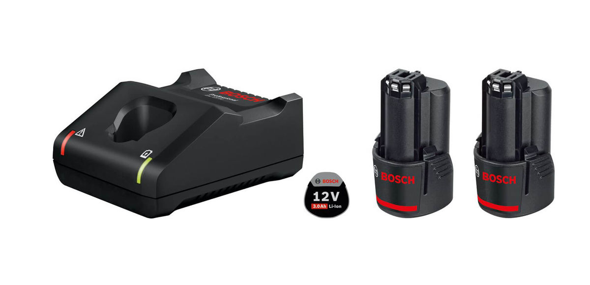 Image of Bosch Professional 2 x GBA 12V 3.0Ah + GAL 12V-40 bei nettoshop.ch