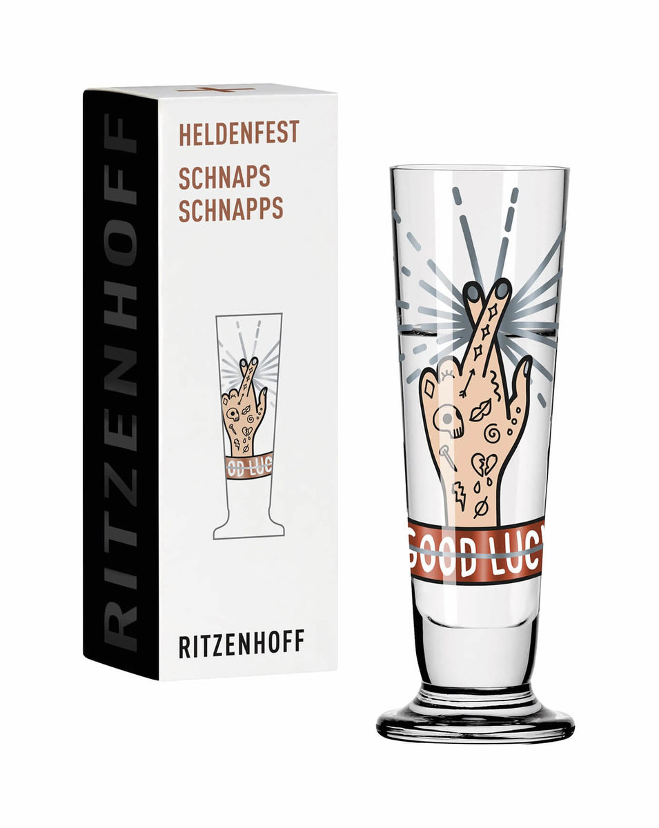 Image of Ritzenhoff Heldenfest No 3 crossed Fingers Schnapsglas bei nettoshop.ch