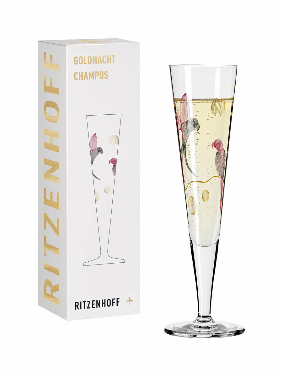 Image of Ritzenhoff Goldnacht No16 Papagei Champagnerglas bei nettoshop.ch