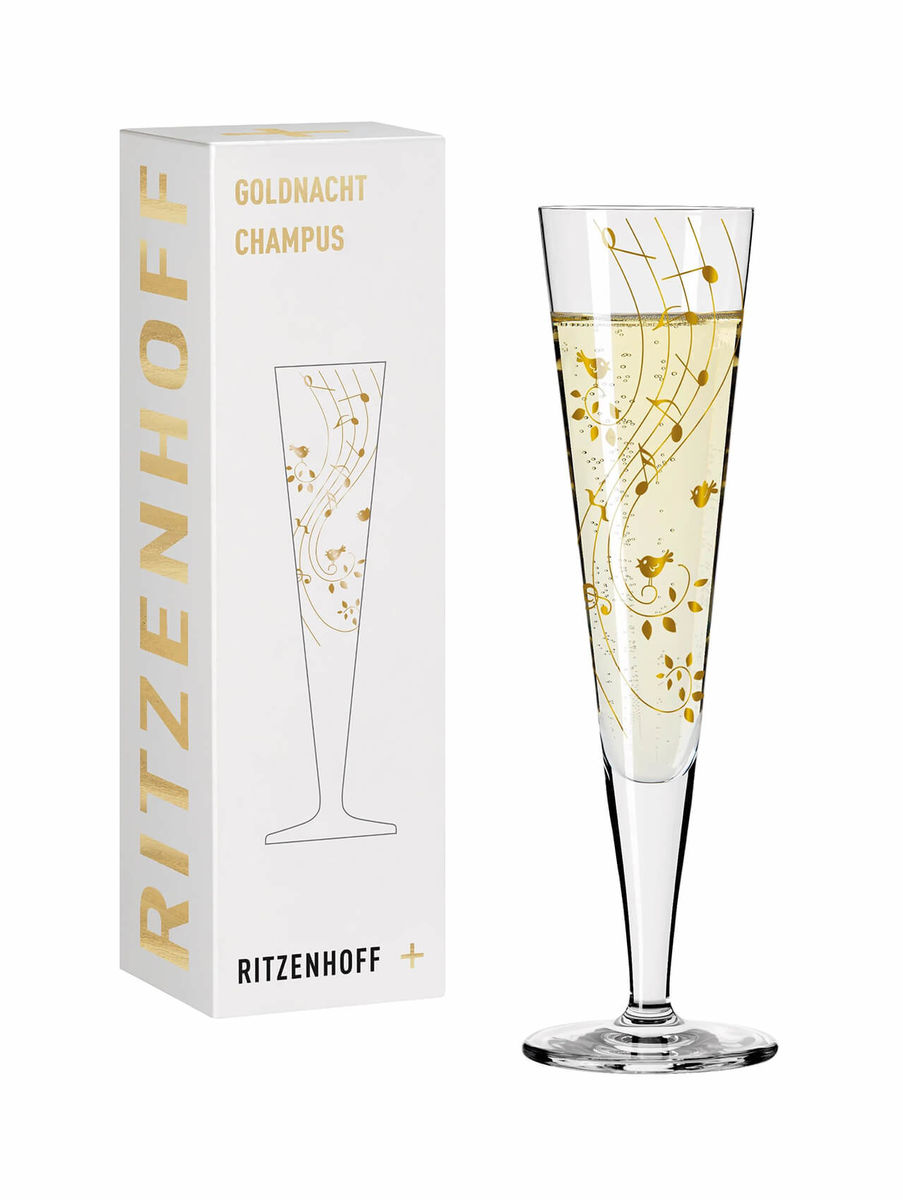 Image of Ritzenhoff Goldnacht No2 Tonleiter Champagnerglas bei nettoshop.ch
