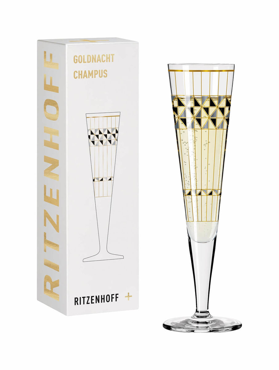 Image of Ritzenhoff Goldnacht No6 Artdeko Champagnerglas bei nettoshop.ch