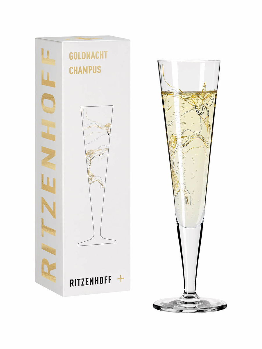 Image of Ritzenhoff Goldnacht No8 Kolibiri Champagnerglas bei nettoshop.ch